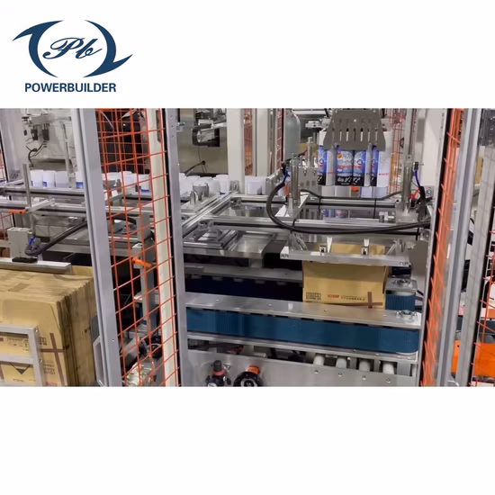 향수 가면 장갑 넣는 기계를 위한 가득 차있는 자동적인 고속 판지 상자 포장기