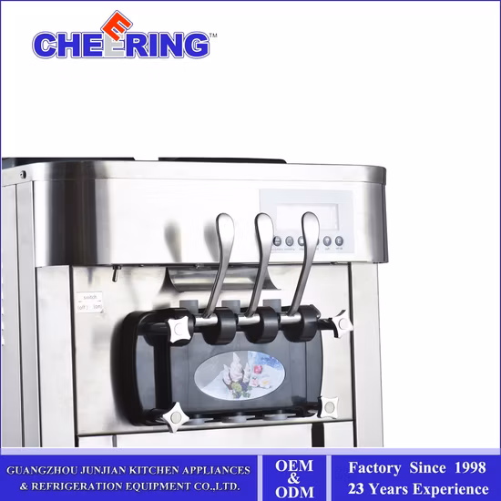 튀긴 소프트 아이스크림 만드는 기계의 도매 최고의 가격 3 노즐